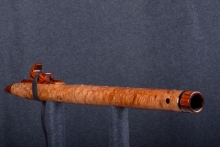 Maple Burl Native American Flute, Minor, Low E-4, #R6H (6)